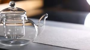 One Two Cups Teko Teh Kaca Tahan Panas Pitcher Glass Tea pot Japanese Style with Saringan Infuser