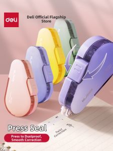 deli | Smooth Push-Action Large Capacity Colorful Correction Tape