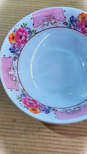 ขายถูกที่สุด จานชามพลาสติกลายดอกไม้ 789 นิ้ว คุณภาพดี เนื้อหนา ราคาถูก จาน ชาม จานพลาสติก ครึ่งโหล (6ใบ) พร้อมส่งในไทย