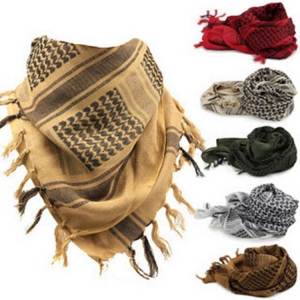Tactical Scarf Windproof Sand-Proof Bandana Arabic Square Scarf Shawl Scarf Muslim Scarf Outdoor Military Fans Supplies