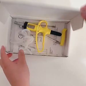 5/10ml Veterinary Continuous Injector Farm Animal Adjustable Automatic Vaccine Injection Syrange Drench Gun for Pig Goat