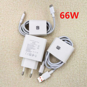Honor 66W EU SuperCharge Charger PD/QC 3.0 1A1C Fast Power Wall Adapter 6A PD/USB C Cable For Magic 8 7 6 5 4 3 Pro V5 V3 V2 X70