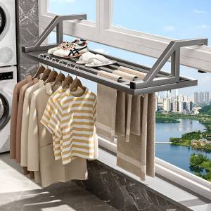 Besee | Balcony Fence Hanging Rack No Drilling Adjustable