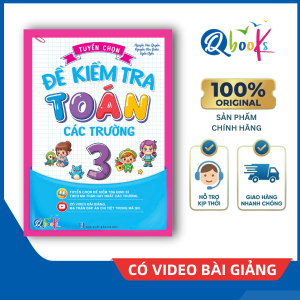 Sách - Tuyển chọn ĐKT - Toán Lớp 3 các trường (Qbooks)