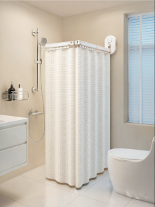 WEILAISHI | Foldable Invisible Moisture Separating Shower Curtain