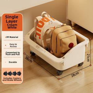 MUGG | Mobile Under Desk Storage Box Organizer Wheels