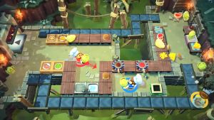 PS4 แผ่น ps4 Overcooked 2 เกมเเนวชุดกันทำภารกิจ เหมาะสำหรับครอบครับ มือ 2