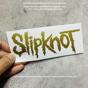 สติกเกอร์รถ Slipknot โลหะโปร่งแสง 3 มิติ เรซิน ตกแต่งกระเป๋าเดินทาง โน้ตบุ๊ก อุปกรณ์เสริมรถยนต์ แผ่นปิดตกแต่ง