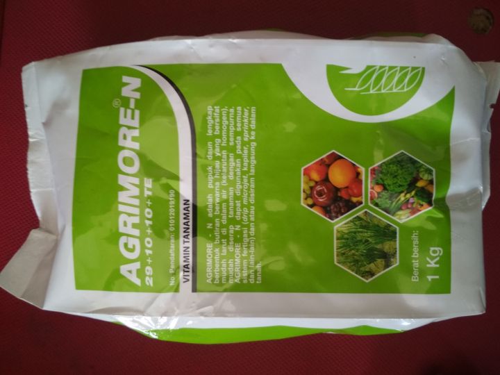 Pupuk Agrimore-N 29+10+10+TE 500 Gram | Lazada Indonesia