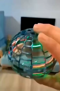 Drone Bola Terbang UFO Ajaib - Boomerang Gasing Bola Terbang - FlyNova Flying Spinner Toys LED -ZS