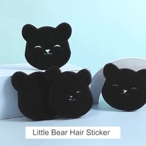 Bear Shape Sponge Cleaning Ball Sticky Hair Decontamination Anti Entanglement Laundry Sponge Clothe Dog Cat Pet Fur Remover
