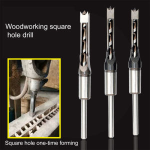 【Local Shipping】HSS Drill Bits Square Drill Bits Flush Chisel Drill Bits Square Hole Woodworking Drill Bit Tool