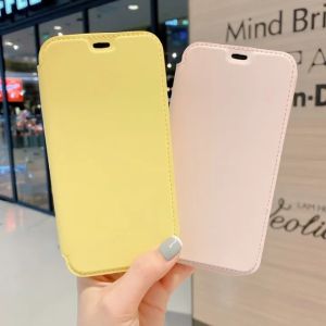 For iPhone 15 14 13 12 11 Pro Max 15 14 Plus Liquid Silicone Leather Flip Shockproof Phone Casing Soft Anti-fall TPU With Full Cover Camera Protection Phone Cover Shell In Stock