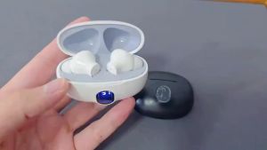 หูฟังบลูทูธไร้สาย 5.4 HiFi ลดเสียงรบกวน พร้อมจอไฟ LED แสดงผล สามารถใช้ได้กับระบบ iOS เเละ Android