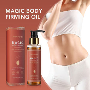 Magic Luxury Body Tightening Oil Deeply Moisturizing Dry Skin Rejuvenating Repairing Nourishing Body Oil Fast-Absorbing for Women Targets Abdomen Thighs Spa Relaxing Muscles Massage Aromatic Essential Oil 100ml