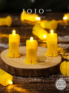 Mr. Grocerys Small Lantern Core Decorative Lamp DIY Mid-Autumn Festival Lantern Holiday Celebration Supplies Candles