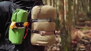 1Pcs Adjustable 18.5-49.5cm Luggage Straps Outdoor Hiking Travel Backpacking Straps Wear-resistant Buckle Fixed Packing Straps
