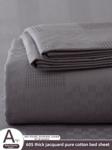 Kiss Dear | Jacquard Sateen Bed Sheet Set Pure Cotton 100