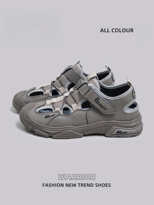 Giày thể thao Warrior nam thoáng khí đế bằng cao su lưới thoải mái ...