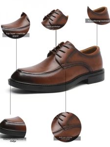 Leisure and Formal Genuine Leather Breathable Handmade Shoes for Men