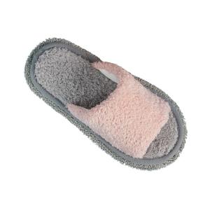 Indoor Floor Cleaning Slippers Dust Removal Matless Mopping Slippers Detachable Washable Fabric Bottom Silent for Wooden Floor