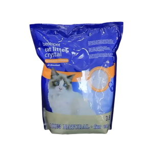Export Quality Antibacterial Odor-Control Low Dust Crystal Cat Litter 3.8L