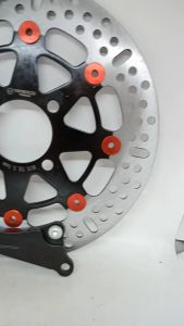 Disc piringan cakram depan beat lebar bulat black 260 mm MODEL KTC