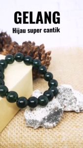 GELANG BATU GIOK TAIWAN NATURAL