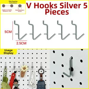 ZUOLEJIA | Circular Hole Pegboard Hooks Magnetic Storage Rack