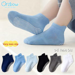 Orzbow ถุงเท้า6คู่/เซ็ตสำหรับเด็ก0-5ขวบแฟชั่นถุงเท้าเด็กชายเด็กหญิงการ์ตูนสัตว์น่ารักกันลื่น