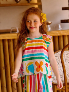 PPTOWN | Ruffled Sleeveless Peplum Top