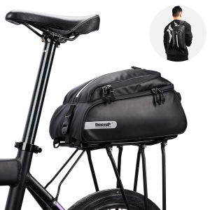 Rhino Multi-Functional Mountain Highway Bike Shelf Bag Pannier Bag Chest Bag Crossbody Bag Medium and Long Distance Cycling Tail Bag