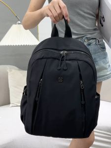 HANKE Cotton Nylon Large Capacity School Backpack Multi-Functional Bagpack