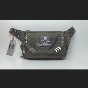 Tas Selempang Pria Import Terbaru / Multifungsi-Water resistance / Sling bag-Shoulder bag / Green Army-Black