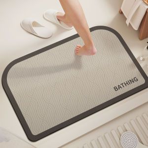 VIKAMA Bathroom Floor Mat Diatom Mud Anti-Slip Absorbent Mat Bathroom Toilet And Kitchen Door Mat Home Decoration