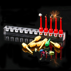 1pc/1set Crystal Acrylic Display Stand Fishing Lure Shelf Holder Storage Fishing Flies Hook Clips Fishing Tool Fish Accessories