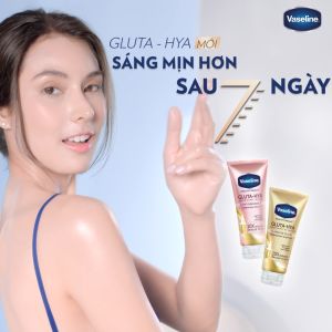 Sữa dưỡng thể Vaseline Gluta-Hya Dưỡng Da Sáng Mịn Sau 7 Ngày Dưỡng sáng chuyên sâu
