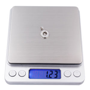 3kg 0.1g/500g 0.01g Jewelry Scale Digital Scale Electronic Weight Scales Pocket Case Food Kitchen Balance Silver With 2 Tray