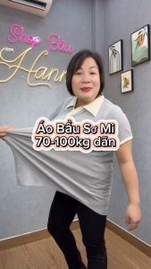 [BIGSIZE 70-100KG] Áo bầu công sở bigsize 100kg co dãn thoải mái mềm mát đi làm đi chơi lịch sự dãn tốt