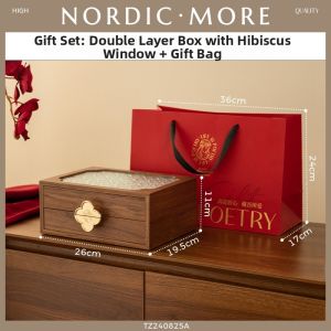 NORDIC MORE | High-Grade Large Capacity New Five-Layer Jewelry Box