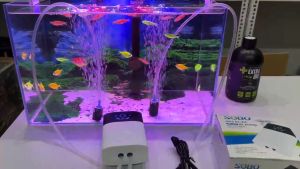 Máy sủi oxy tích điện cho bể cá 2 vòi Sobo SB 268 1 vòi Sobo SB 168 (tặng kèm dây và quả sủi oxy)