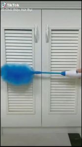 Chổi Quét Bụi Tích Điện Spin DUSTER Thông Minh Đa Năng Chức Năng Chổi Lông Quét Bụi Tĩnh Điện Tự Động 360 độ