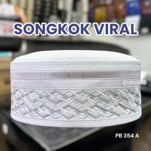 Songkok Sudemala/ Songkok Haji Putih PB 354 A/ Kopyah/ Peci