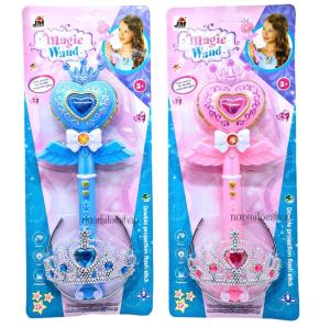 COD Tongkat Magic wand dengan mahkota Anak princes Mainan tongkat peri princes