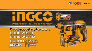 INGCO 20V CORDLESS ROTARY HAMMER DRILL | BRUSHLESS MOTOR | CRHLI222085 CRHLI22208