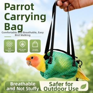 Hadassah | Parrot Handbag For Outing Breathable Comfortable Escape-proof Claw Sharpening Bird Bag