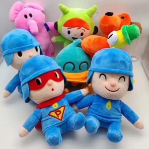 -Hot Pocoyo Plush Doll Kawaii Little P Youyou Peluche Barto Duck Puppy Lula Ellie Elephant Plush Toys Childrens Toys