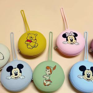 Túi Đựng Núm Vú Giả Di Động Bằng Silicon Bao Bọc Núm Vú Giả Kẹp Núm Vú Hộp Đựng Núm Vú Giả Thiết Kế Mới Gói 1/3/5 Cái Có Thể Tái Sử Dụng Dành Cho Bé
