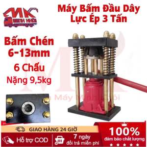 Máy Bấm Ống Thuỷ Lực Từ 8mm -14mm. Bộ Bấm Đầu Cos Dây Rửa Xe Dây Phun Thuốc