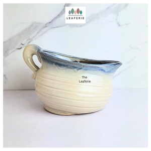 The Leaferie Birra Flowerpot . flowerpots . flower pot . plant pots . planter . planters . Ceramic